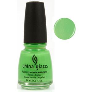 Entourage China Glaze Lime Green Shimmer Nail Varnish