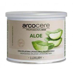Arcocere Aloe Cold Wax 400ml for hair removal with depilation strips