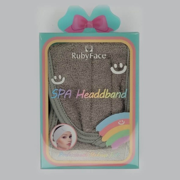 RubyFace Spa Headband - Grey