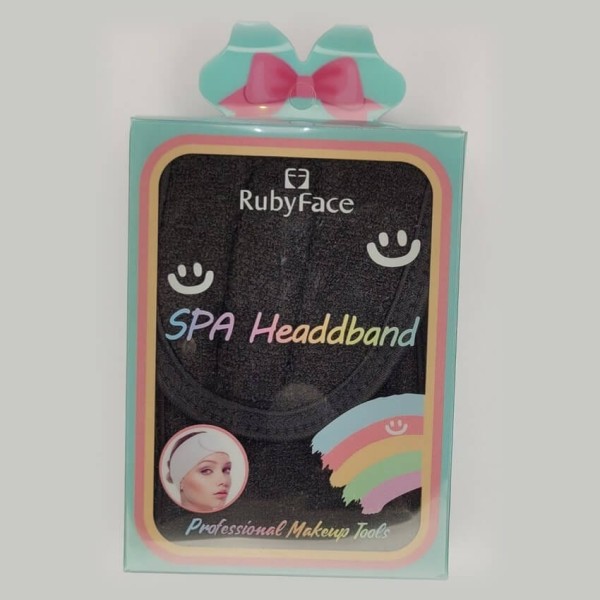 RubyFace Spa Headband - Black
