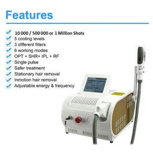 HiTechBeauty - OPT SHR E-Light (RF & IPL) Hair Removal & Skin Rejuvenation Machine - 500K shots - Image 2