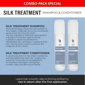 Icon - Combo-2 Silk Treatment Shampoo 250ml and Conditioner 200ml