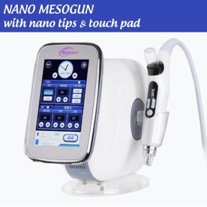 HiTechBeauty - 3 in 1 RF Fractional Mesotherapy & Face Lift Device (RF + EMS + Meso) Nano Gun - Home Use