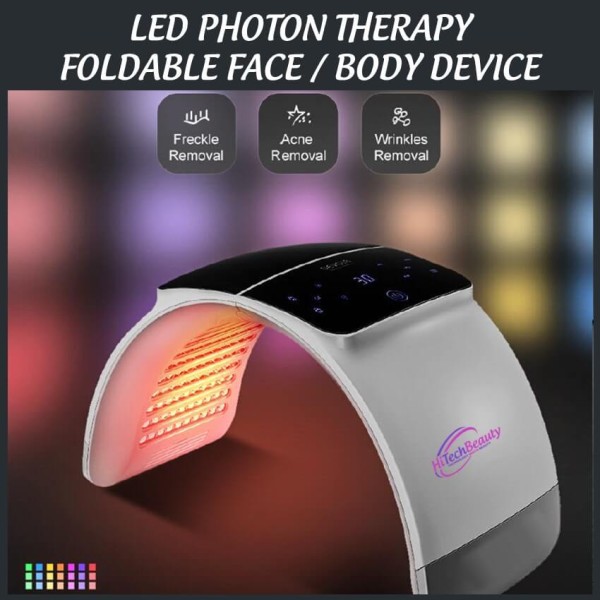HiTechBeauty - Foldable PTD LED Light Facial & Body Device