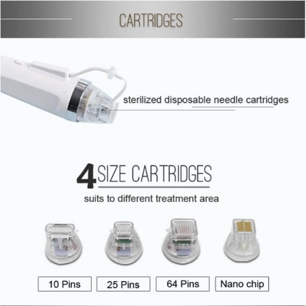 Fire & Ice RF Micro Needling MicroDerma machine with cold hammer (Gold Standard) - Image 4