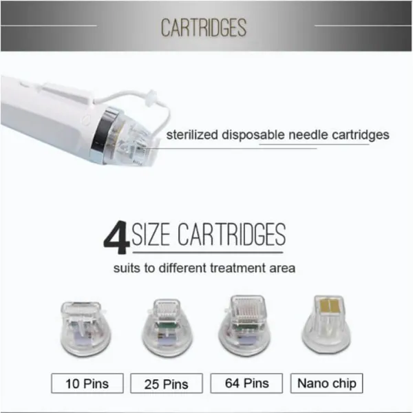Fire & Ice RF Micro Needling MicroDerma machine with cold hammer (Gold Standard) - Image 4