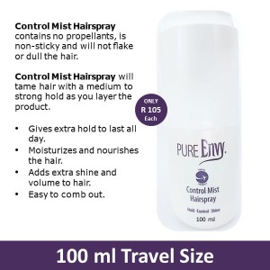 Pure Envy - Control Mist Hairspray 100ml Travel Size