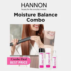 HANNON - Combo-3 Moisture Balance Hair Combo (3 Products)