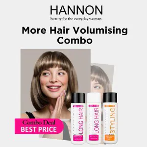 HANNON - Combo-3 More Hair Volumising Combo (3 Products)