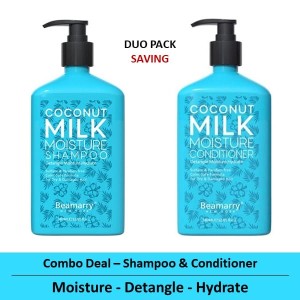 Combo-2 - Beamarry Coconut Milk Moisture Shampoo & Conditioner 380ml