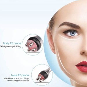 Add on: RF Facial - Probes RF 3 pole and 4 pole probes. Toning, slimming & contouring. Reduce fine lines and wrinkles. Consider adding MesoTherapy.