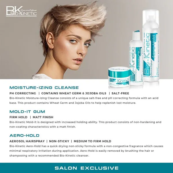 Bio-Kinetic - Combo-3 Moisturising and  Styling 250ml (3 Products)