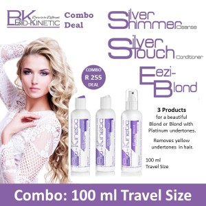 Bio-Kinetic - Combo-3 Blond and Platinum Undertones Maintenance 100ml Travel Size (3 Products)