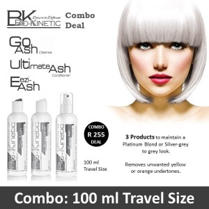 Bio-Kinetic - Combo-3 Platinum Blond / Silver-grey / Grey / Ash Hair Colour 100ml Travel Size (3  Products)