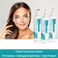 Bio-Kinetic - 3-Pack Travel Size Combo - Cleanse - Split Ends - Heat Protect