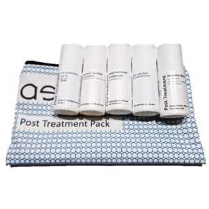 Aɘsthet Post Treatment / Travel Pack 15ml each (hyaluronic flash filler, recovery serum, moisturiser, SPF30 sunscreen, stem cell elixir)