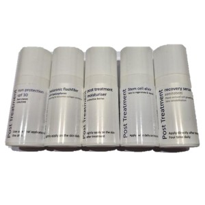 Alternative view of Aɘsthet Post Treatment / Travel Pack 15ml each (hyaluronic flash filler, recovery serum, moisturiser, SPF30 sunscreen, stem cell elixir)