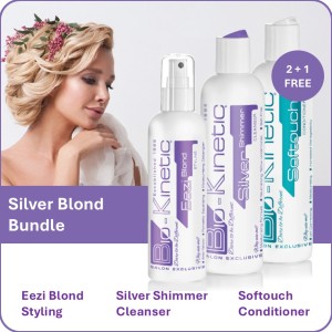 Alternative view of Bio-Kinetic - Silver Blond Bundle 3 (Eezi Blond, Silver Shimmer, Softouch)