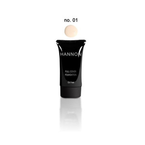 HANNON Full Cover Liquid Foundation No.1 - Fair Neutral Ivory