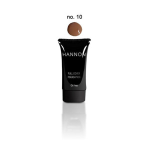 HANNON Full Cover Liquid Foundation No.10 - Deep Warm Brown