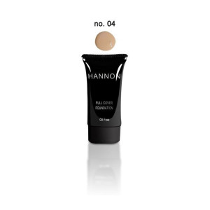 HANNON Full Cover Liquid Foundation No.4 - Light-Medium Neutral Beige