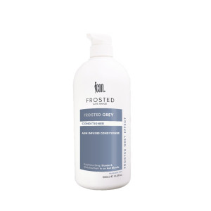 ICON Frosted Grey Conditioner 1L - Brightens Grey or Silver Hair to a Bright Blond, Neutralize unwanted Yellow and Brassy Tones