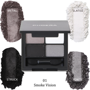 Phoera Fours Flawless Eyeshadow Palette - Smoke Vision - Image 2