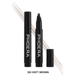 Phoera Instant Hair-Like Eyebrow Pen - Soft brown - Image 2