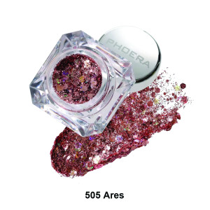 Phoera Face & Body Glitter Gel Flakes - Ares
