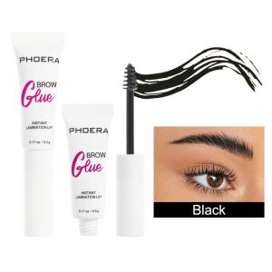 Phoera Brow Glue Tinted Brow Styler - Black - Image 3