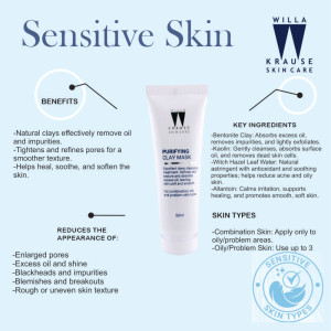 Alternative view of Willa Krause Anti-Acne Purifying Clay Mask - 50ml