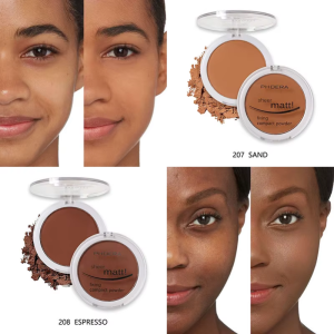 Phoera Compact Foundation Press Powder - Espresso 208 - Image 8