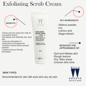 Willa Krause Exfoliating Scrub Cream - 50ml - Image 2