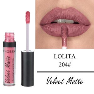 Phoera Velvet Matte Liquid Lipstick - Lolita - Image 3