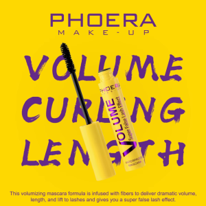 Phoera Mascara - Volumizing Waterproof Fiber Mascara - Image 5