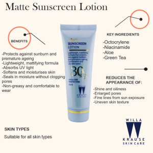 Alternative view of Willa Krause Matte Sunscreen Lotion - 50ml