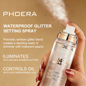 Alternative view of Phoera 24 Hour Wear Waterproof Glitter Makeup Setting Spray - 100ml