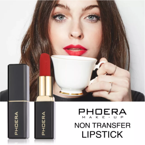 Phoera 24 Hrs Non-Transfer Matte Lipstick - Rebel Fuchsia - 10 - Image 5