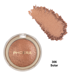 Alternative view of Phoera Brighten Up Baked Highlighter Powder - Solar