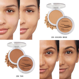 Phoera Compact Foundation Press Powder - Espresso 208 - Image 7