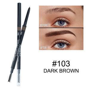 Phoera Ultra-Slim Brow Pencil - Dark Brown - Image 3